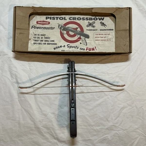 Vintage WHAM-O Powermaster Pistol Crossbow With Original Box & Papers! - Picture 1 of 8