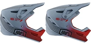 100% Status Bicycle Helmets Caltec Gray XS-2X - Picture 1 of 3