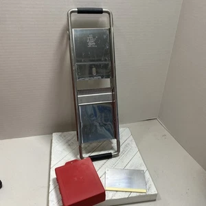 Affettatrice mandolina BRON COUCKE acciaio inox / Made in France e lame da taglio - Foto 1 di 9