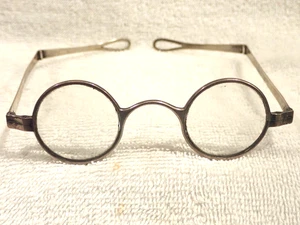 GEORGE III: 1805 RARE LONDON ROUND SILVER READING GLASSES FANTASTIC CONDITION! - Picture 1 of 12