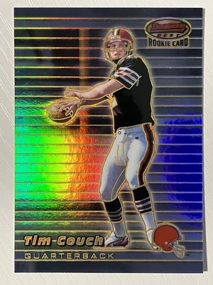 Tim Couch 1999 Bowman's Best Refractor RC #132 165/400 Browns Kentucky Wildcats - Image 1 of 2