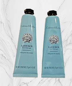NWOB Crabtree & Evelyn La Source Hand Therapy Lot 2 Hand Cream .9 oz NEW Sealed - Picture 1 of 1
