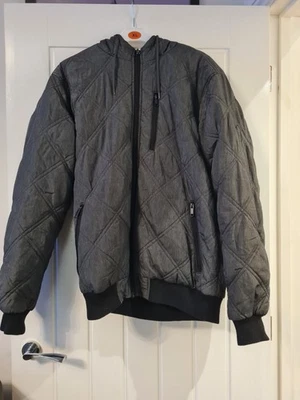 Abrigo Twisted Soul Hombre - Gris Y Negro - Impermeable - Talla L Foto 1 de 4