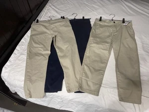 Osh Kosh Lot of 3 Pairs Size 6 Husky Fit Stretch Chino Pants - Picture 1 of 3