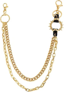 Unisex Punk Ketten für Hosen, Heavy Duty Gürtelketten Hip Hop Hose Jeans Chai - Bild 1 von 6