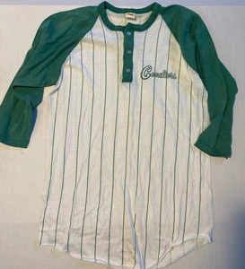 The Cavaliers Drum/Bugle Corps Tshirt Vintage green and white striped XL - Picture 1 of 6