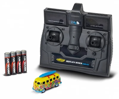 1:87 VW T1 Samba Bus Flower Power 100% RTR Carson - Bild 1 von 4