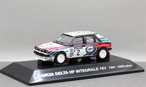 Coche de Rally Cm's 1/64 SS.5 Lancia Delta HF 16V Integrale 1991 1000 Lake WRC No.2 - Imagen 1 de 5