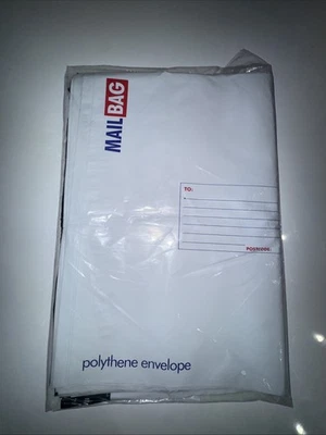 COUNTY STATIONERY County Polythene Envelope Mail Bags EXTRA LARGE (Pack Of 25) C247 420mm x 500mm