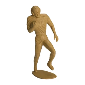Vintage Marx Football Player Lineman Safety 5" Original Figur hellbraun - Bild 1 von 5