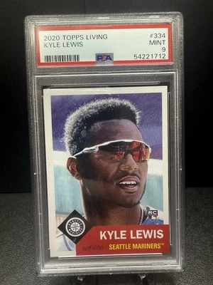 KYLE LEWIS 2020 Topps Living Set #334 PSA 9 Rookie RC - Image 1 of 2