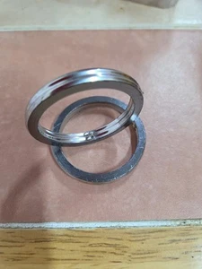 EN450 EN500 Vulcan ER5 ER500 ALLOY EXHAUST GASKETS SEAL HEADER GASKET RING X 2 - Picture 1 of 2