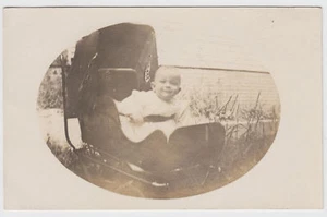 John J. Anderson Baby Carriage 1904 RPPC Photo Postcard - Picture 1 of 2