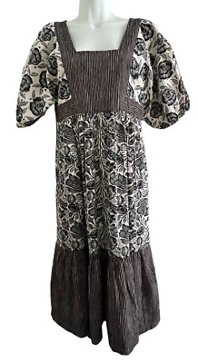 Anthropologie Bloomingprint Dress Women's 4 Adrienne Flounced Midi Cottagecore Foto 1 de 4