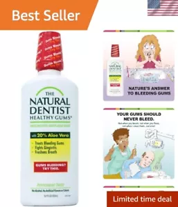 NEW The Natural Dentist Healthy Gums Mouthwash 16.9 Antigingivitis/antiplaque - Picture 1 of 8