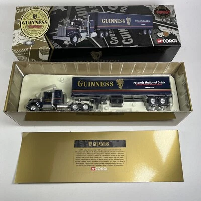 1.50 CORGI 55801 GUINNESS KENWORTH T925 & SEMI BOX TRAILER Ltd Ed - Image 1 of 4