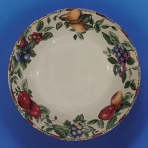 Sakura Sonoma Excell Round Serving Bowl 9.5" Fruit Design Ceramic Stoneware - Picture 1 of 5