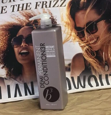 **NOVO** Condicionador Permanente Brazilian Blowout B3 Professional Demi 34 oz - Imagem 1 de 4