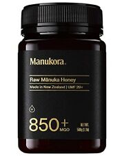 Manukora UMF 20+/MGO 850+ Raw Manuka (500g/1.1lb) Authentic New Zealand Honey