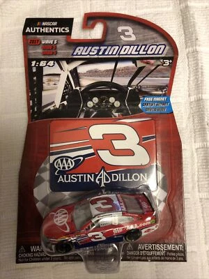 2017 Wave 5 NASCAR Authenics #3 Austin Dillon 1:64 Scale Die Cast Chevy SS AAA - Image 1 of 3