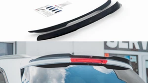 Spoiler Wing Extension Maxton Design Gloss Black For Ford Mondeo Estate Mk5 FL - Picture 1 of 8