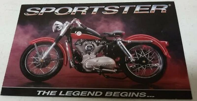 Franklin Mint Harley-Davidson 1957 XL Sportster Black/Red w/COA w display case - Image 1 of 4