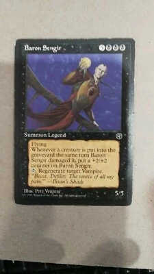 MTG Homelands: Baron Sengir SEE IMAGE MP - Image 1 of 3