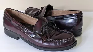 HS Trask Herren Kiltie Quaste Halbschuhe Elegant Schuhe Braun Leder Größe 9WW - Bild 1 von 10