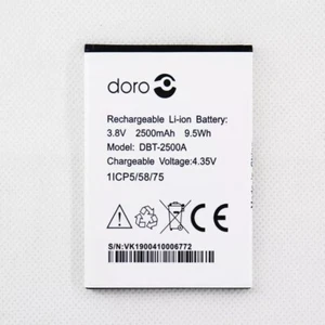 BATTERIE D'ORIGINE DORO DBT-2500A POUR DORO 8035 2500MAH - Photo 1/1