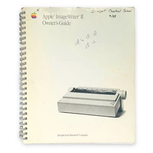 Apple ImageWriter II Owner’s Guide VTG 1988 - Picture 1 of 7