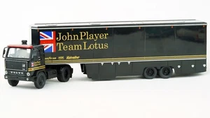 Brekina F1 Volvo F89 Race Transporter John Player Team Lotus#85681 HO 1/87 Scale - Imagen 1 de 9