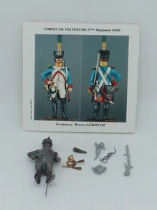 FIGURINE A MONTER ET A PEINDRE METAL-MODELES 54 mm CORNET DE VOLTIGEURS 3e rgt - Picture 1 of 5