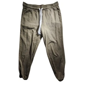 Madewell Saunter Jogginghose olivgrün bequeme Loungehose Freizeit Baumwollmischung M - Bild 1 von 8