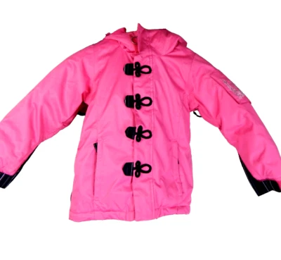 Burton Girls XS 4-5 Jacket Dryride Ski Snowboard Hot Pink Hooded Insulated - Image 1 of 4