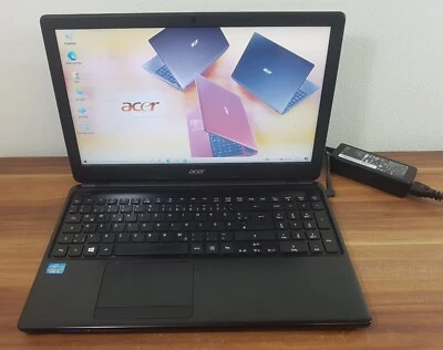 15,6" Acer Aspire E1-570 i3 3.Gen 8GB Ram 256GB SSD Webcam Wlan DVDRW Schwarz - Bild 1 von 4