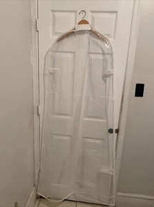 50”Full Length Garment Bag Coats,Wedding Gowns,Prom Dresses,Clear See Thru Bag - Picture 1 of 2