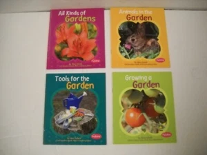 Pebble Books Early Reader Non-Fiction Garden 4 Paperback Book Set Brand New Rare - Picture 1 of 12