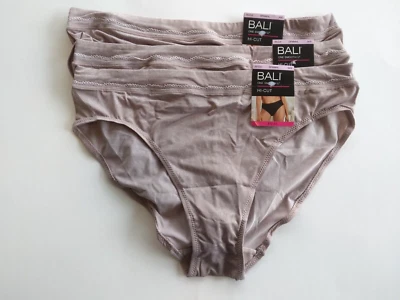 Juego de 3 Bali One Smooth U Modern Microfibra Corte Alto, 6/M, Rubor de Noche Nuevo con Etiquetas Foto 1 de 4