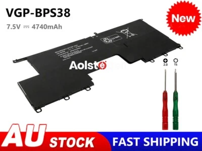 BPS38 Battery for Sony VAIO Pro 13 Ultrabook SVP132100CR SVP132A2CM SVP1322V8E - image 1 of 4