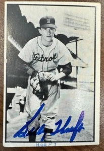 Billy Hoeft Hand Signed 1953 Bowman Detroit Tigers Autograph - Picture 1 of 2