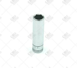 SK Hand Tools 41706 1/4" Dr. 10mm 6pt Deep Metric Chrome Socket - Picture 1 of 1