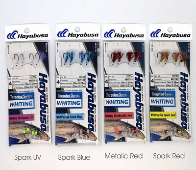 Hayabusa Whiting Rigs Twin Pac Free Postage Bulk buy and save - image 1 of 4