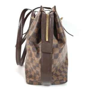 LOUIS VUITTON N51119 Chelsey Tote Bag Shoulder Bag Damier Canvas Ebene - Foto 1 di 17