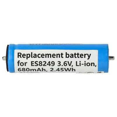 VHBW Batteria sostituisce Panasonic WESLV9ZL2508 680mAh 3,6V