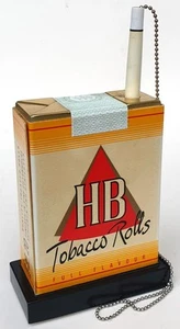 HB Tobacco Rolls Vintage Werbe Display Stifthalter mit Kugelschreiber D 70er - Bild 1 von 4