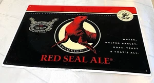 Metal Advertising Beer Sign 18" x 12" North Coast Brewing Co. Red Seal Ale 1490C - Picture 1 of 8