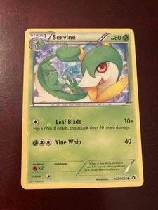 Servine RC2/RC25 Legendary Treasures Radiant Collection Starfoil Pokemon Card - Picture 1 of 3