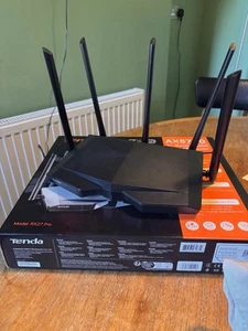 Tenda AX5700 Tri-Band WiFi 6E Router (RX27 Pro), 6GHz band, High Power - Photo 1/1