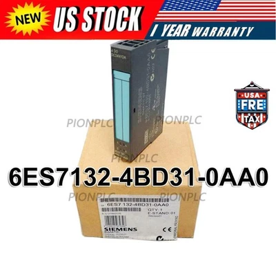 New Siemens 6ES7132-4BD31-0AA0 6ES71324BD310AA0 SIMATIC DP 5 ELECTRON MODULES - Image 1 of 4