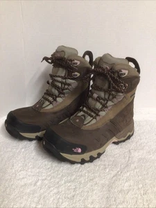 The North Face Hydroseal Mid Waterproof Gore Tek Leather Hiking Boots Women's 8 - Picture 1 of 9